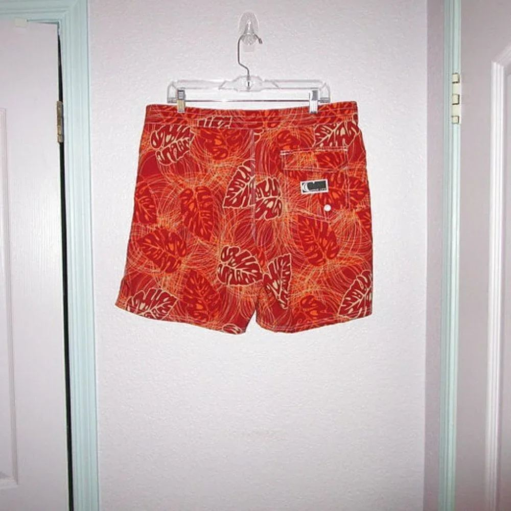 Wave Life Swim Trunks Mens XL Pockets Stretch Unlined Board Shorts Beach Resort